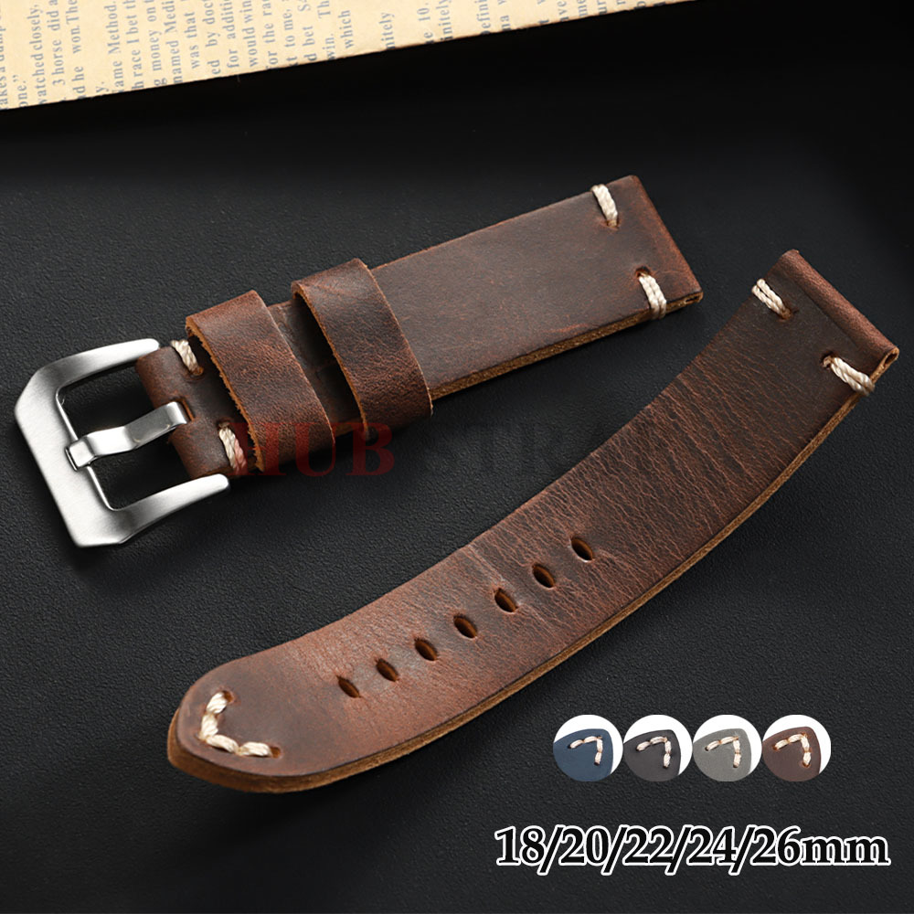 Suede Strap Watch - 18mm 20mm 22mm 24mm 26mm Vintage