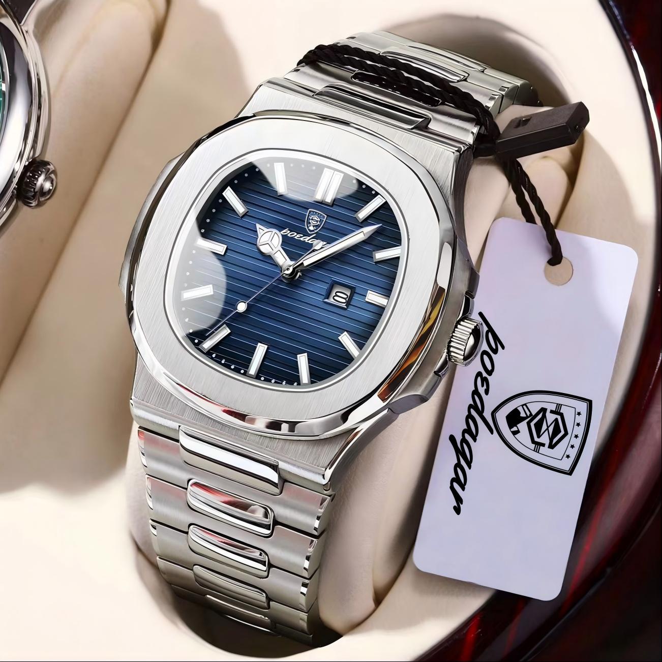 Patek Philippe Watch Nautilus - POEDAGAR Vierkant Luxe Herenpolshorloge Waterdicht Lichtgevende