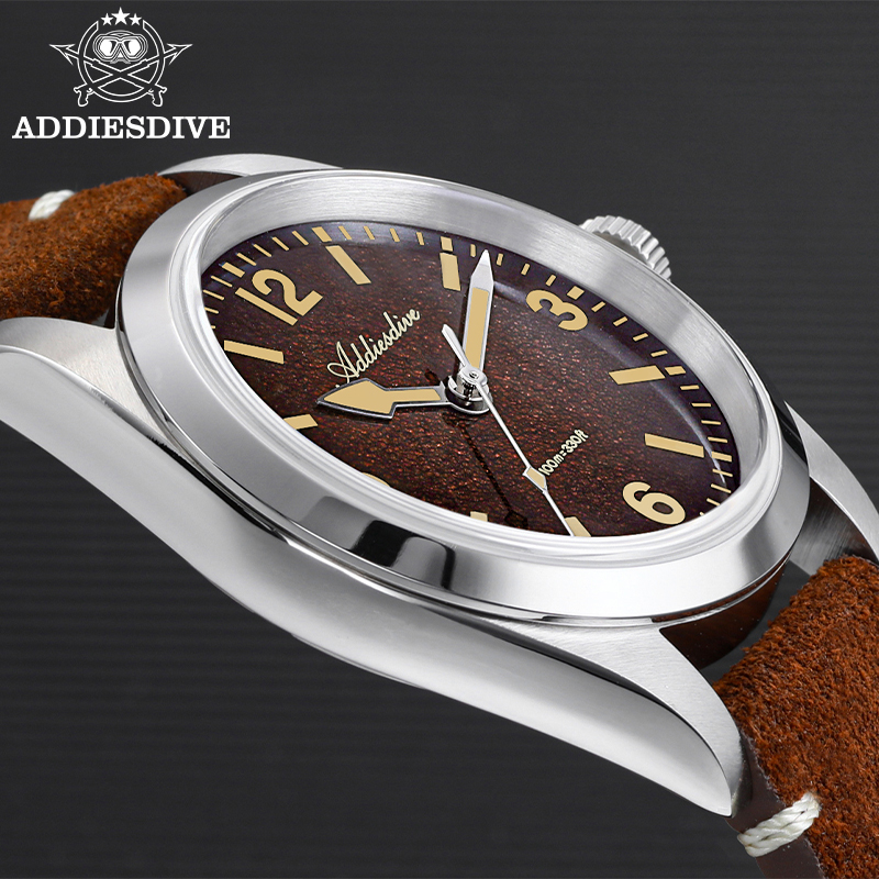 ADDIESDIVE 36MM 200M waterdich - Suede Strap Watch recensie en prijs