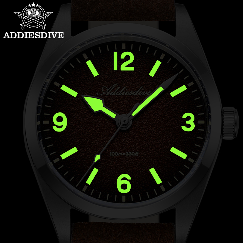 ADDIESDIVE 36MM 200M waterdich - Suede Strap Watch recensie en prijs