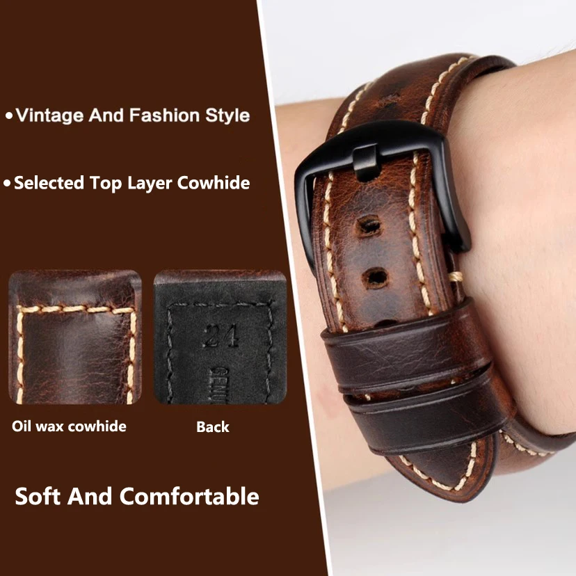 Hoge kwaliteit lederen band vo - Leather Strap Quick Release recensie en prijs
