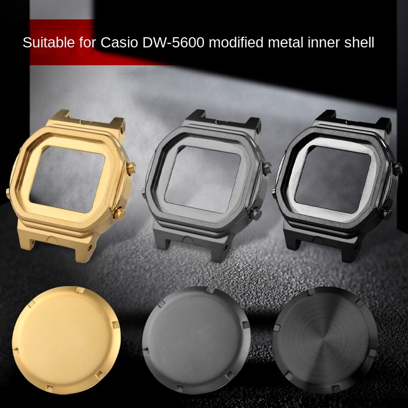 Roestvrijstalen binnenbehuizin - Casio Watch G-Shock Dw-5600 recensie en prijs